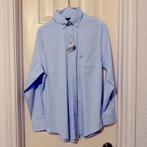 NWT Men’s Powder Baby Blue David Taylor Button up size 14.5(32/33)